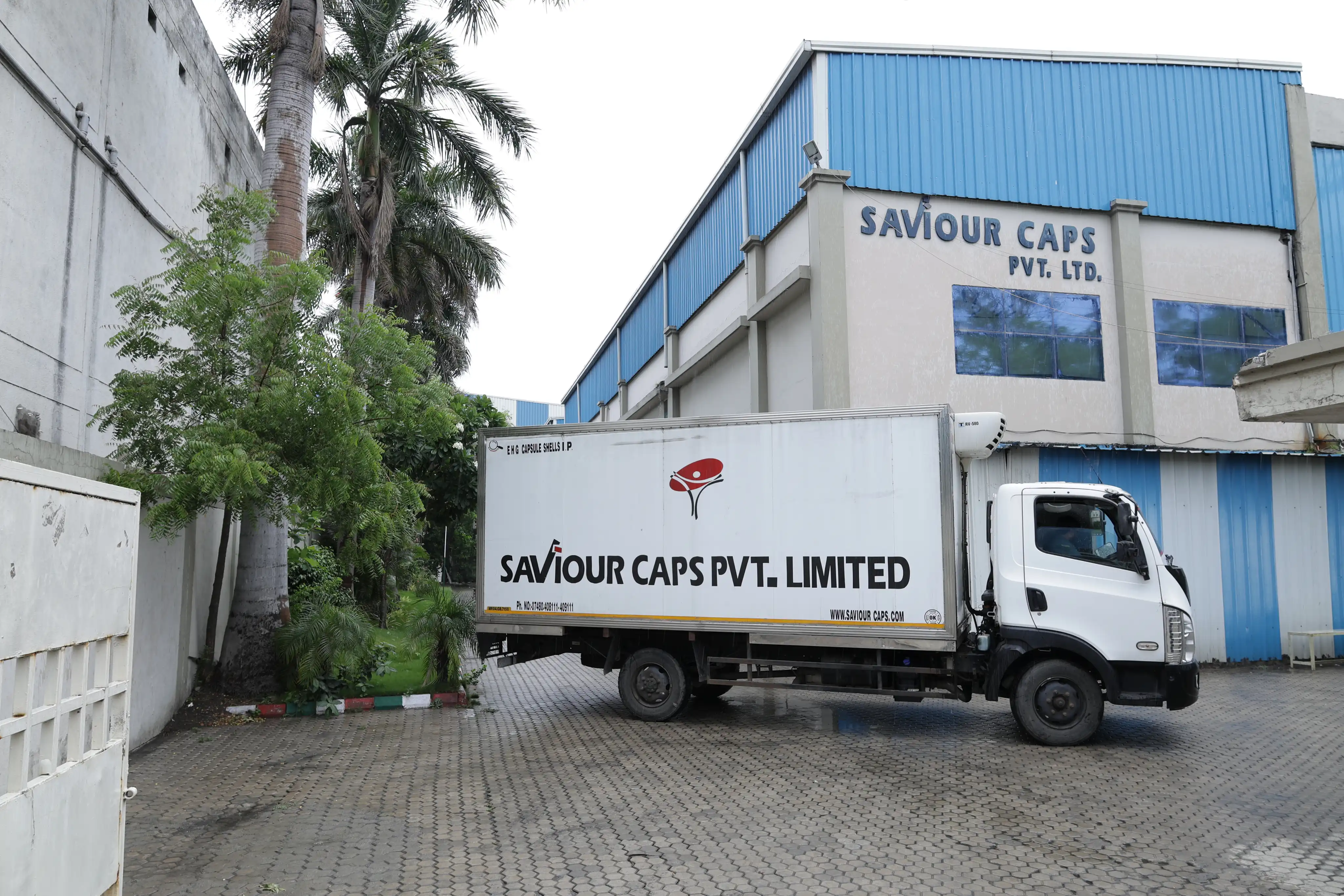 Saviour Caps Pvt. Ltd. dedicated delivery truck